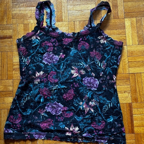 Hanky Panky floral stretchy tank top - Picture 1 of 3